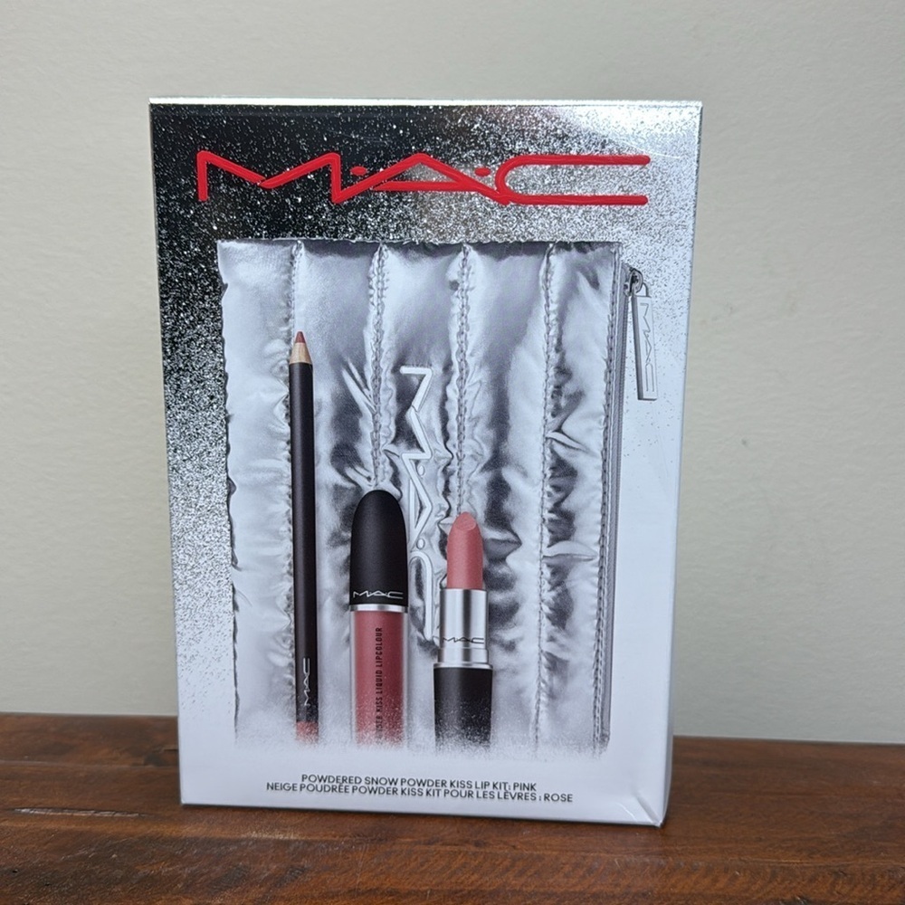 MAC Powdered Snow Power Kiss Lip Kit - Pink - Picture 7 of 7